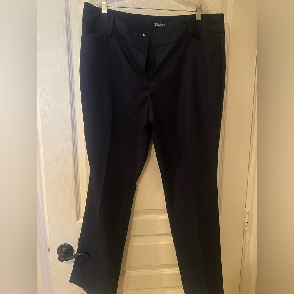 New York & Company 7th Avenue suiting collection navy blue slack